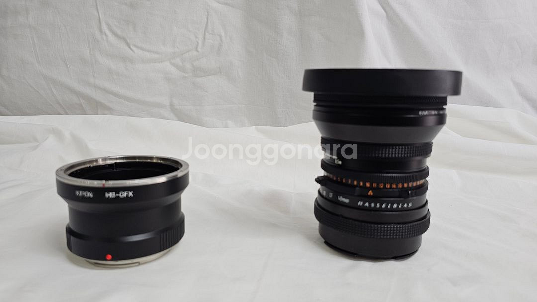 핫셀렌즈 50mm 후지 GF 아답터 판매--1