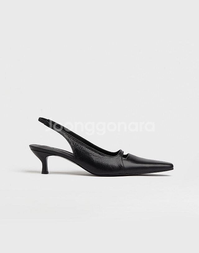 피에톤 슬링백 매트 블랙 235 (240 사이즈 추천)--2