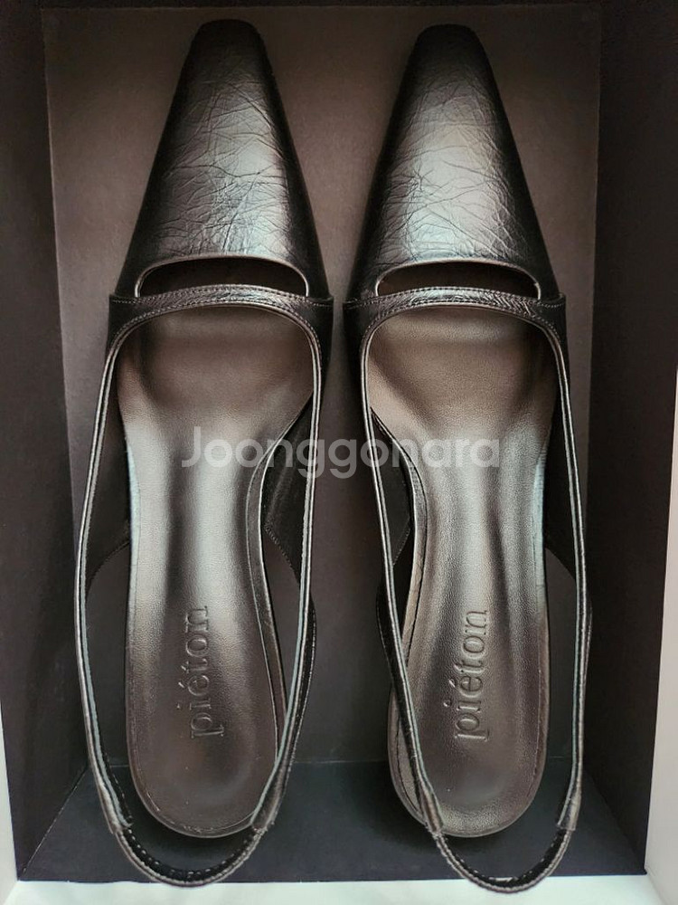 피에톤 슬링백 매트 블랙 235 (240 사이즈 추천)--7