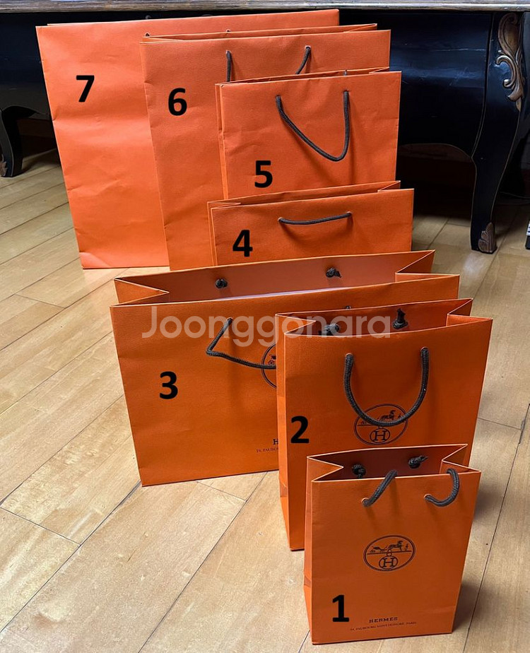 명품 쇼핑백 에르메스 샤넬 구찌 디올 펜디 지방시 등등--6
