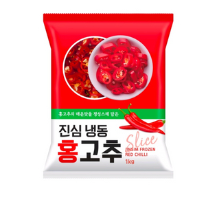 홍고추 슬라이스 1kg x 10개입