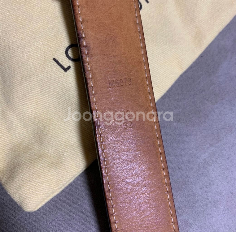 정품) 루이비통 벨트--2