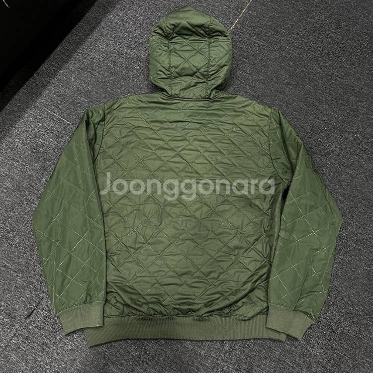 나이키 acg 딥그린 퀄팅 경량점퍼 후리스 안감 자켓--5