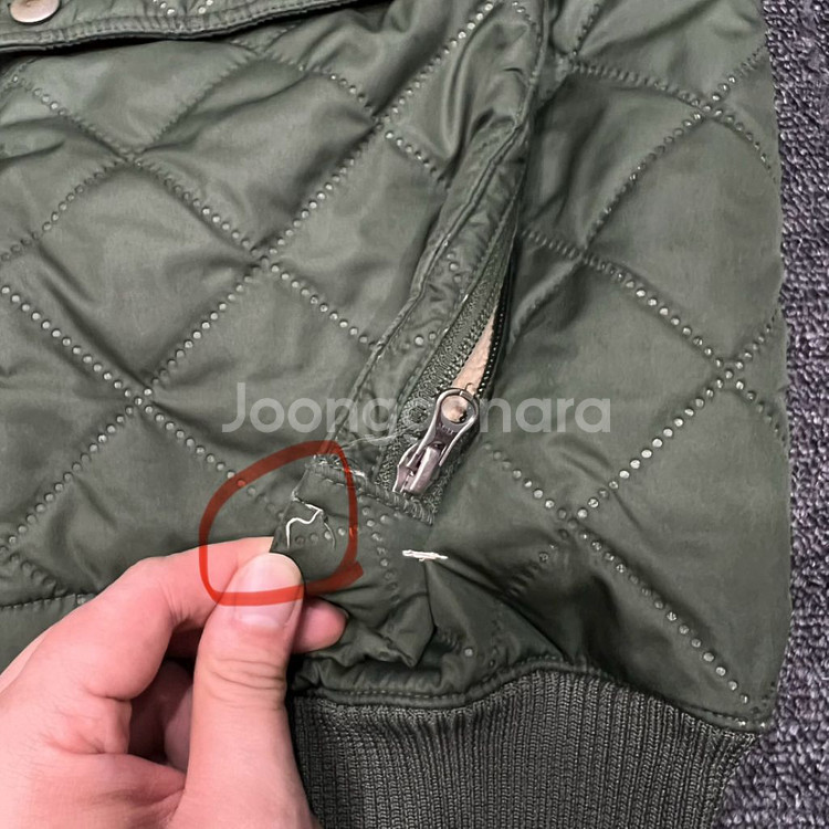 나이키 acg 딥그린 퀄팅 경량점퍼 후리스 안감 자켓--8