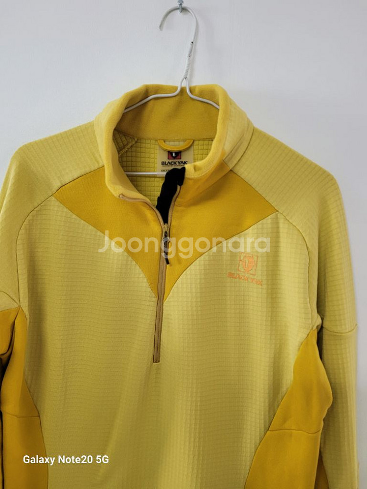 남성 블랙야크 기모 간절기.겨울 등산티셔츠(사방스판95--1