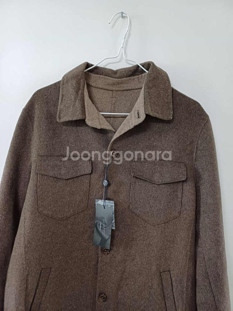 남성 크레뮤 울.캐시미어 셔츠자켓(새상품.슬림100)--2