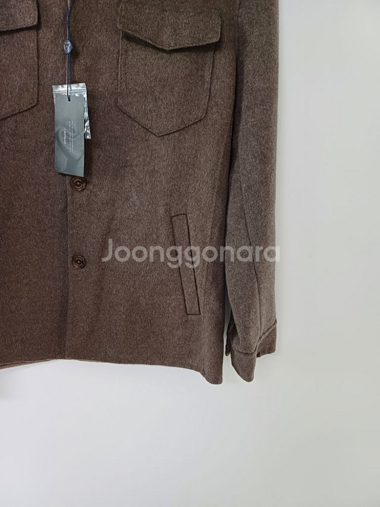 남성 크레뮤 울.캐시미어 셔츠자켓(새상품.슬림100)--3