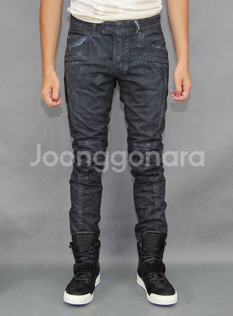 발망 캔버스 뉴바이커 데님--4