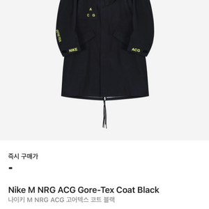 나이키 ACG X 에롤슨 휴(아크로님) 고어텍스 코트