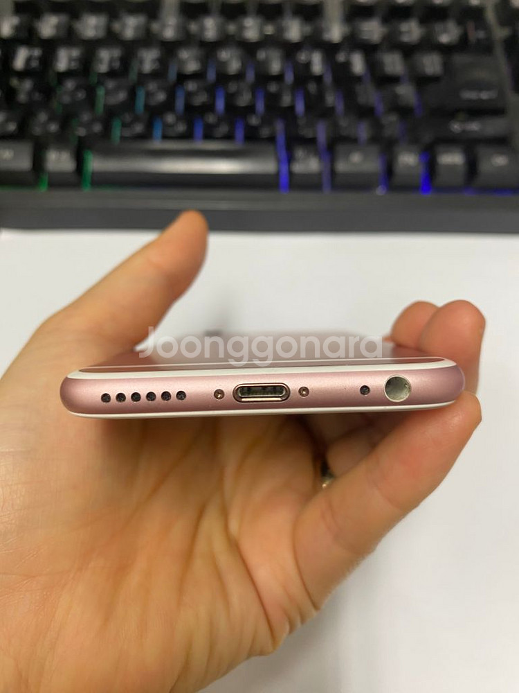 아이폰6S 로즈골드 AA급 32GB 배터리95% 인스타--6