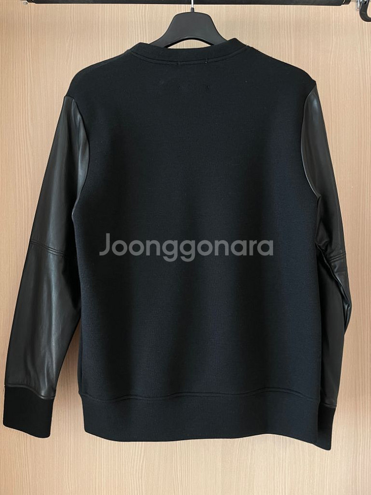 LANEUS 레더슬리브 맨투맨--6