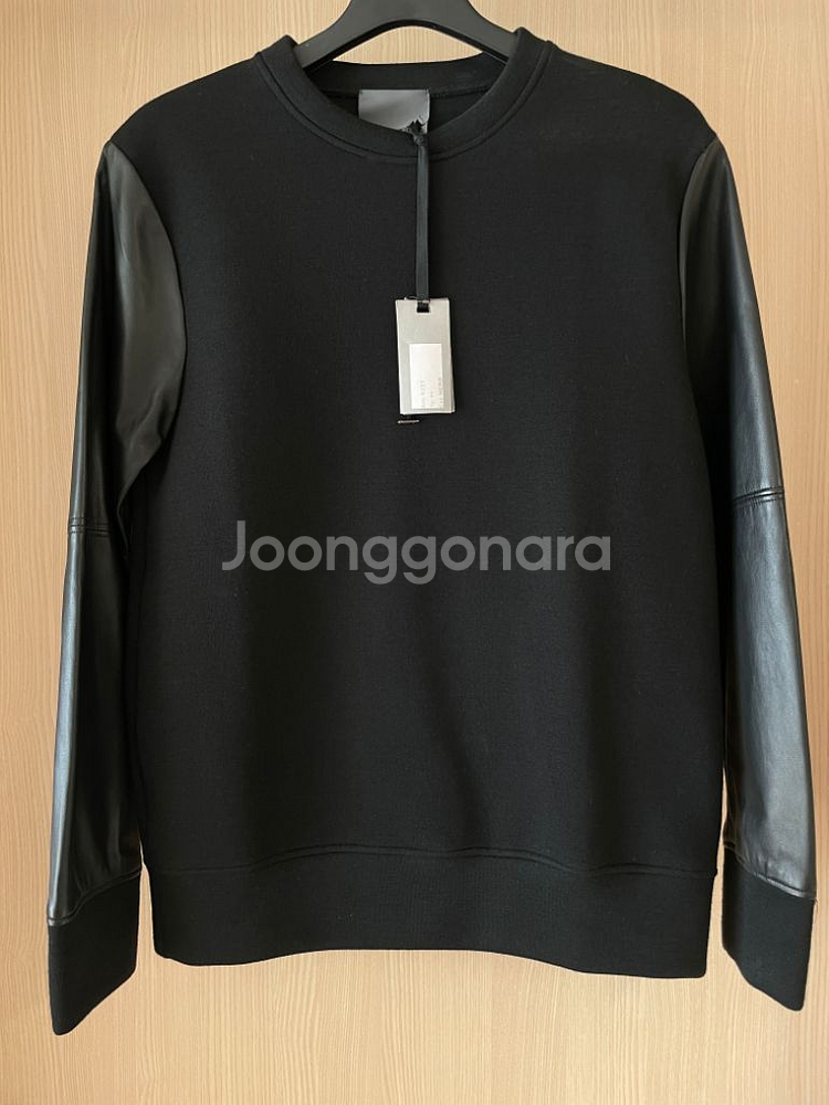 LANEUS 레더슬리브 맨투맨--5