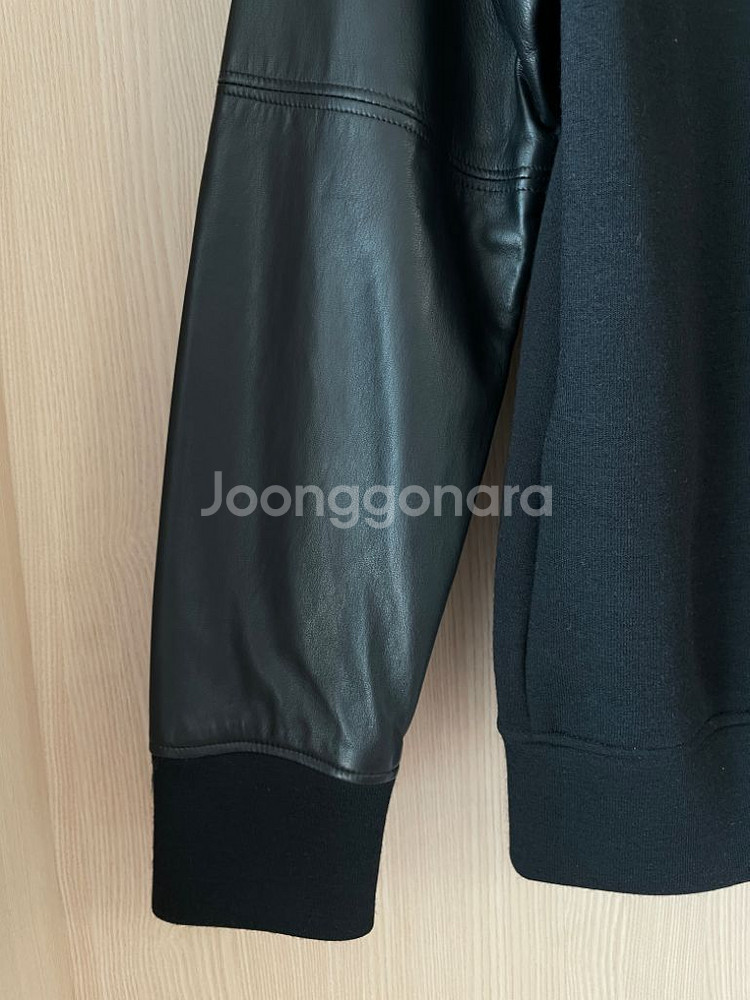 LANEUS 레더슬리브 맨투맨--7