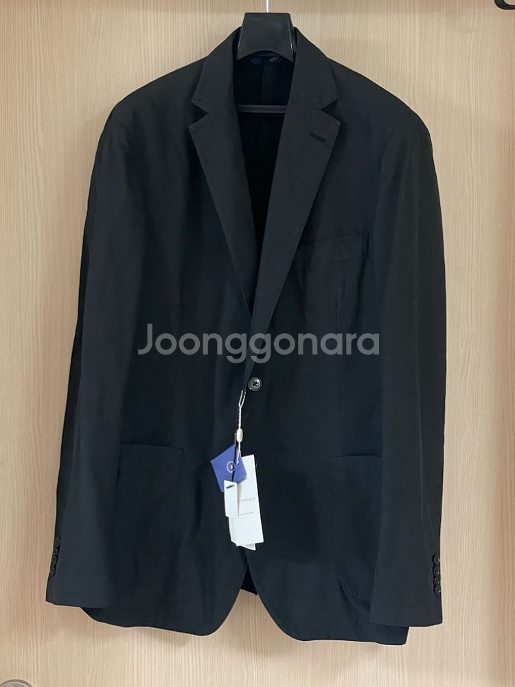 TRU TRUSSARDI 스트라이프워시 코튼블레저--3