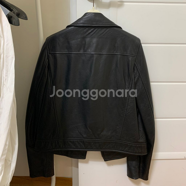 에잇세컨즈 리얼레더 천연 양가죽 라이더자켓--2