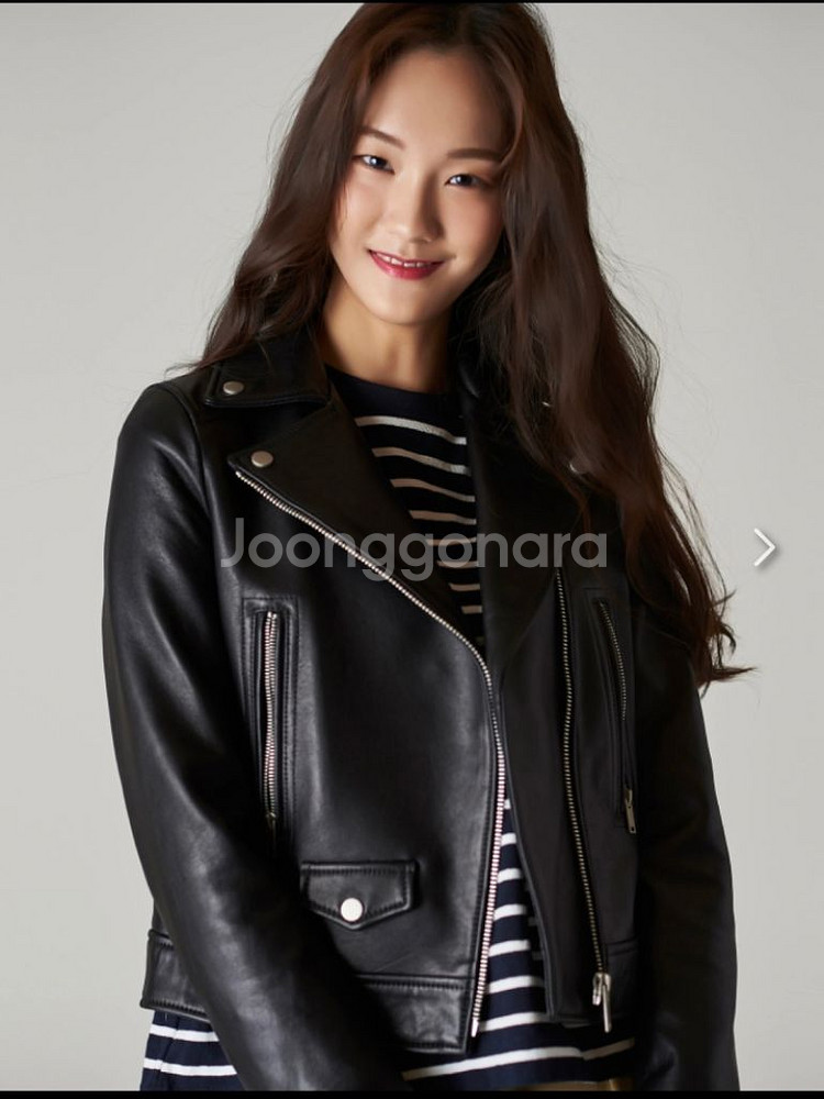 에잇세컨즈 리얼레더 천연 양가죽 라이더자켓--3