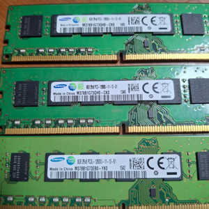 삼성 DDR3 8G 램 여러개 데탑용