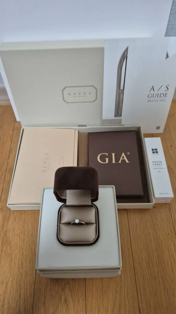 3부 18k 천연다이아반지 이미지