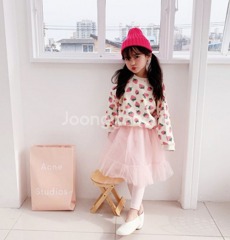 새상품)데일리베베 샤 스커트 S(2-3세)/M(4-5T--1