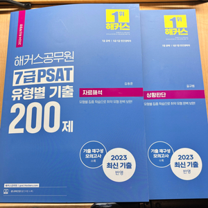 7급 PSAT 유형별 기출 200제 자료해석/상황판단