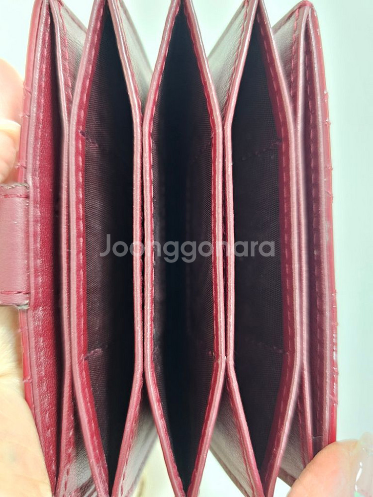 디올 아코디언 카드 지갑--7