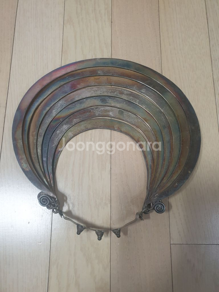 (골동품)레이어드 라운드로 구성된 목걸이(20세기)--1