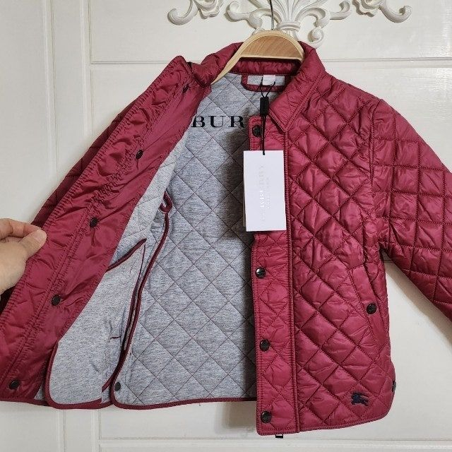 새상품 120호 (6y) 버버리칠드런 퀼팅누빔 자켓 이미지