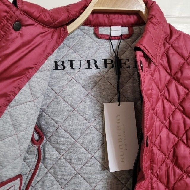 새상품 120호 (6y) 버버리칠드런 퀼팅누빔 자켓 이미지