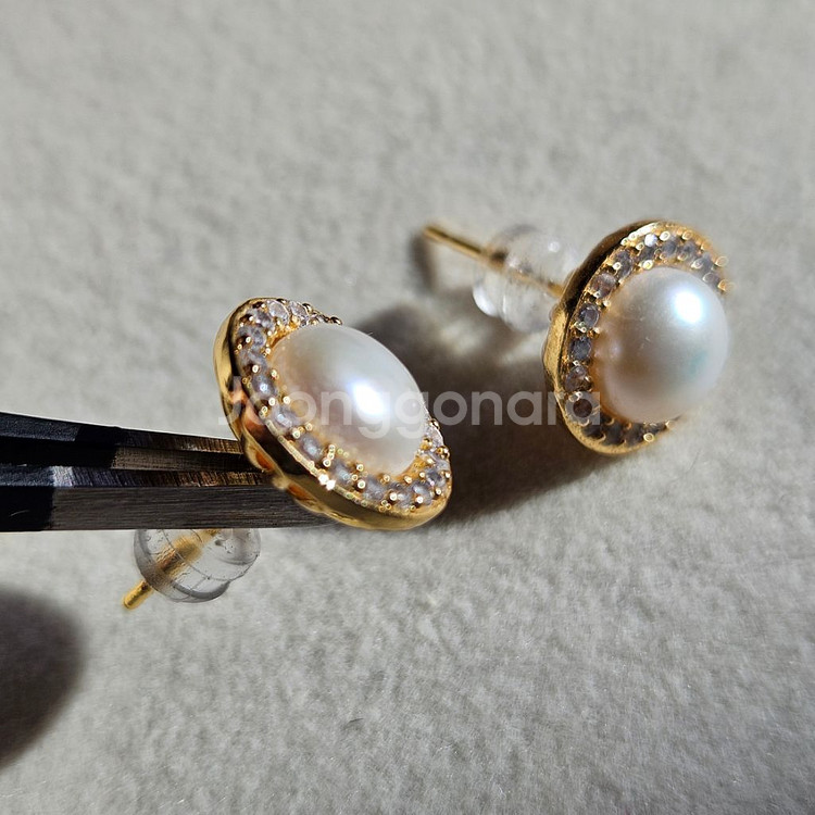 [새상품] 담수진주 패션 귀걸이--1