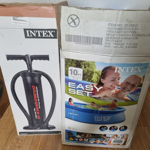 INTEX 대형 풀장과 에어펌프