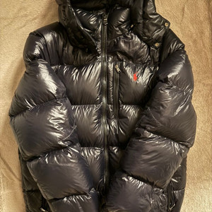 폴로 유광 패딩 파정