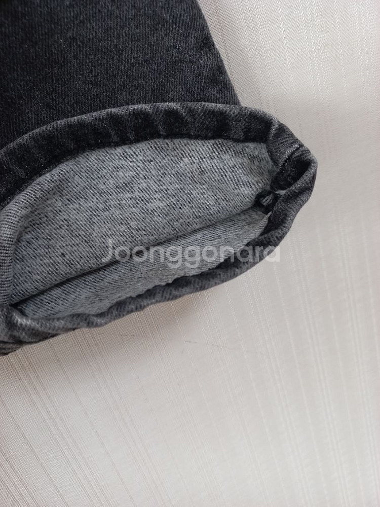 봄가을~초겨울 회색 청바지.허리밴딩.키작녀 추천--6