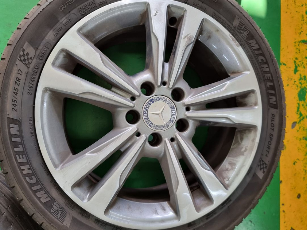 벤츠 17인치 휠--2