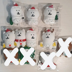 단종)농담곰 8cm 징글벨 루돌프 머플러곰 마스코트