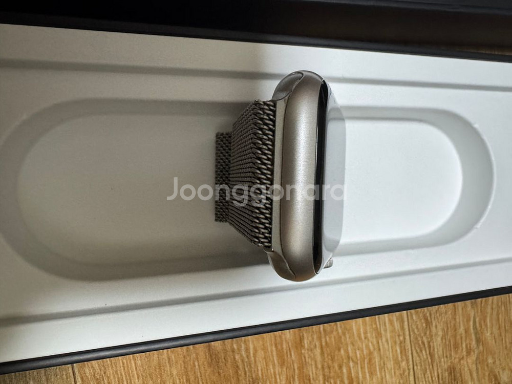 애플워치 7 스타라이트 나이키에디션 45mm 팝니다--6