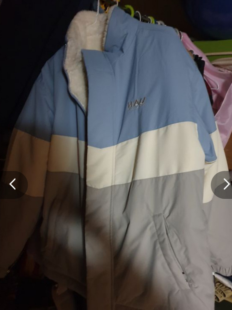 공용S95100 후아유 뽀글이 바람막이 양면패딩 웜업--3