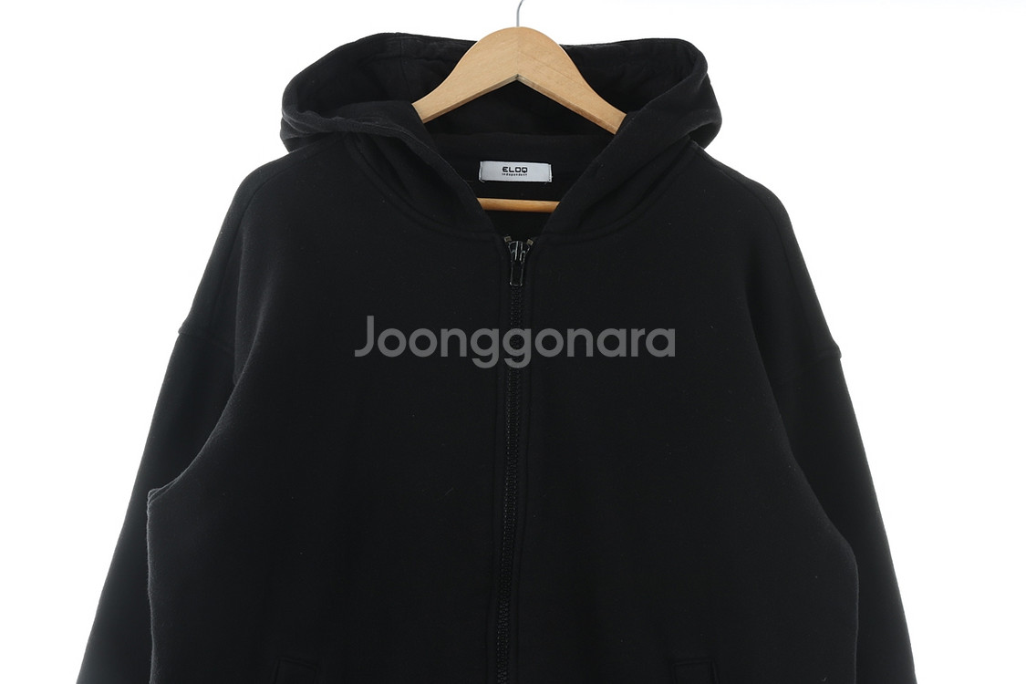 (L) 브랜드빈티지 후드집업 블랙 올드스쿨--2