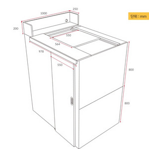 독서실책상 (아이디어스터디 1인)