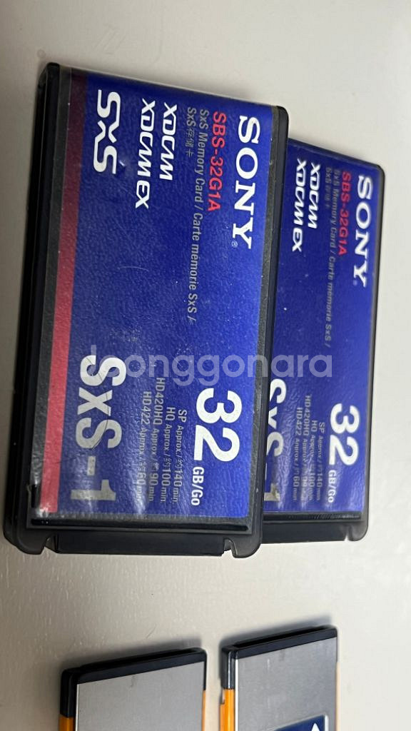 소니 SxS-1 32gb 메모리 2개--1
