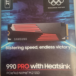 삼성 990 PRO 2TB 히트싱크 SSD(미개봉정품