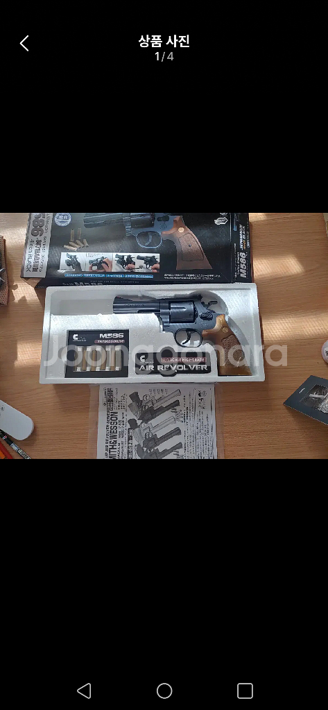 일본정품 크라운 모델 S&W M586리볼버--2