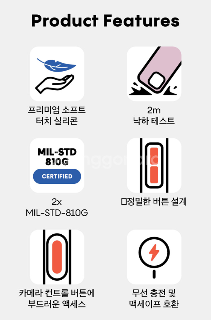 아이폰 14 프로 케이스티파이 리플 케이스 블랙--2
