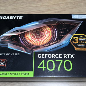 RTX 4070 기가바이트그래픽 카드