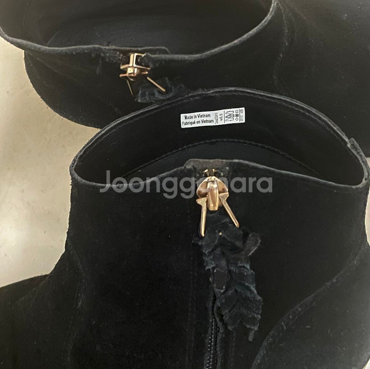 크록스 정품 스웨이드 웨지부츠 앵클부츠--2
