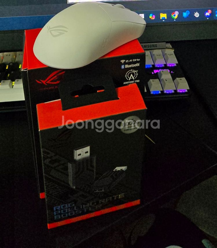 ROG 하프에이스 미니 + 8K 동글 포함 판매합니다.--3