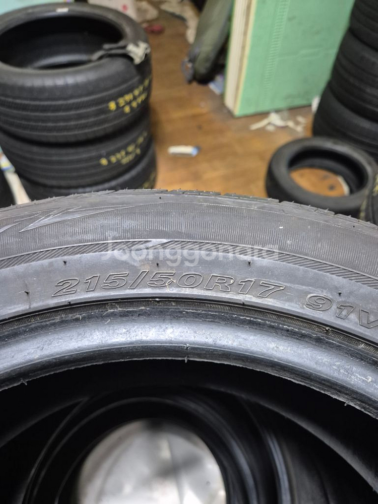 중고 A급 넥센타이어 215 50R 17 2개--1
