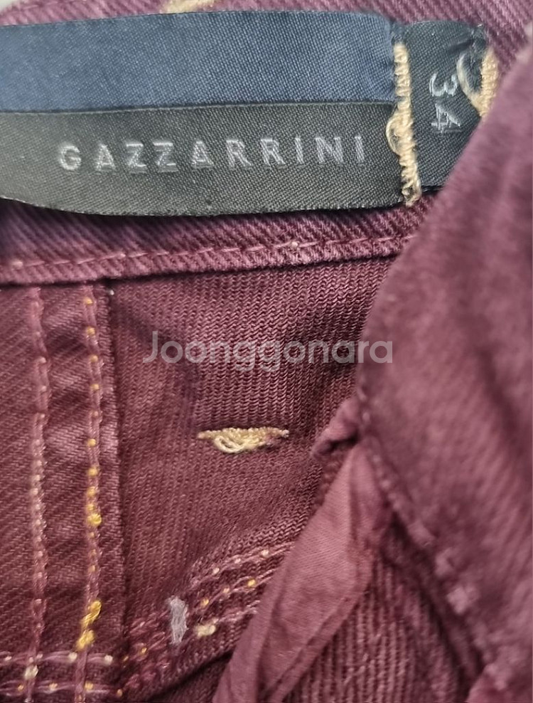 GAZZARRINI 이태리 나폴리 스트레치 데님바지--7