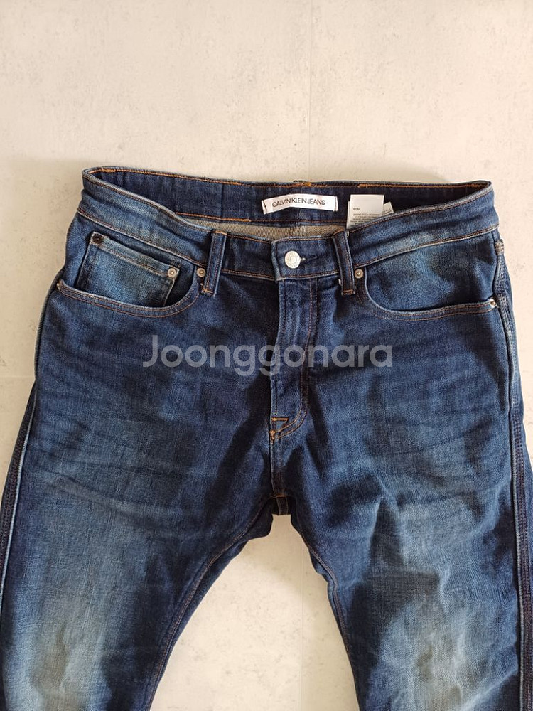 남성 아그네스튜디오 슬림핏 데님 일자청바지 (33)--1