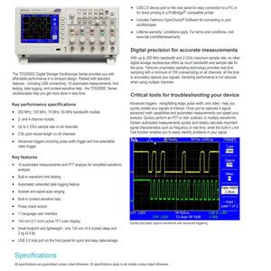 Tektronix TDS2012C 스토리지 오실로스코프