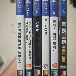 ps4 타이틀 6장 팝니다